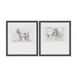 Elegant Beauties by Mercana Studio Framed Artwork Matted Under Glass (Set of 2) by Mercana at Eve Furniture