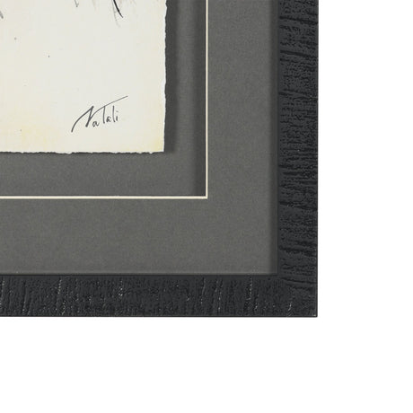 Elegant Beauties I by Mercana Studio Hand-Embellished Framed Artwork Matted Under Glass by Mercana at Eve Furniture