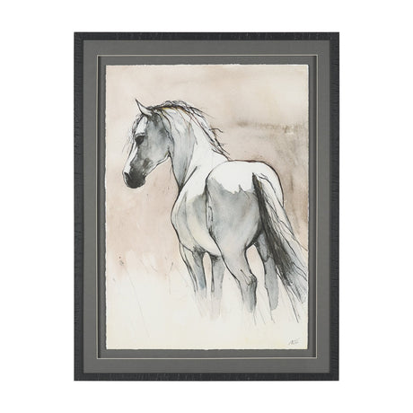 Elegant Beauties I by Mercana Studio Hand-Embellished Framed Artwork Matted Under Glass by Mercana at Eve Furniture