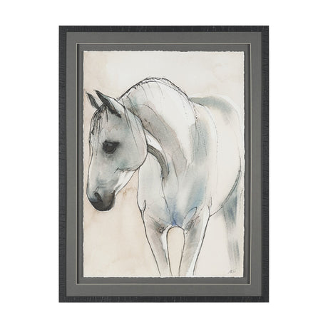 Elegant Beauties II by Mercana Studio Hand-Embellished Framed Artwork Matted Under Glass by Mercana at Eve Furniture