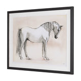Elegant Beauties III by Mercana Studio Hand-Embellished Framed Artwork Matted Under Glass by Mercana at Eve Furniture