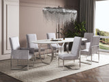 Element 6-Piece Dining Chairs in Grey by Manhattan Comfort at Eve Furniture