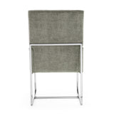 Element 6-Piece Dining Chairs in Steel by Manhattan Comfort at Eve Furniture