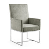 Element 6-Piece Dining Chairs in Steel by Manhattan Comfort at Eve Furniture