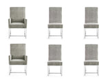 Element 6-Piece Dining Chairs in Steel by Manhattan Comfort at Eve Furniture