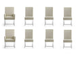 Element 8-Piece Dining Chairs in Champagne by Manhattan Comfort at Eve Furniture
