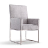 Element 8-Piece Dining Chairs in Grey by Manhattan Comfort at Eve Furniture