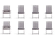 Element 8-Piece Dining Chairs in Grey by Manhattan Comfort at Eve Furniture