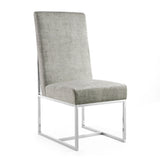 Element 8-Piece Dining Chairs in Steel by Manhattan Comfort at Eve Furniture