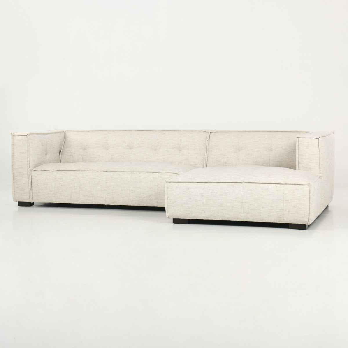 Element Beige 2pc Sectional w/RAF Chaise by Classic Home at Eve Furniture