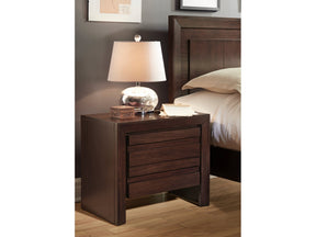 Element Charging Station Nightstand in Chocolate Brown by Modus Furniture at Eve Furniture