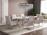 Element Dining Armchair in Champagne (set of 2) by Manhattan Comfort at Eve Furniture