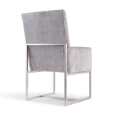 Element Dining Armchair in Grey by Manhattan Comfort at Eve Furniture