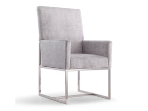 Element Dining Armchair in Grey by Manhattan Comfort at Eve Furniture