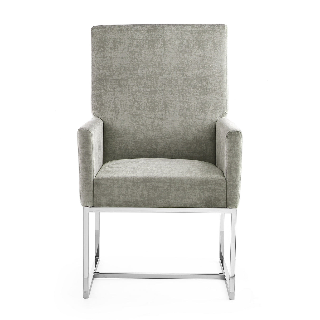 Element Dining Armchair in Steel (set of 2) by Manhattan Comfort at Eve Furniture