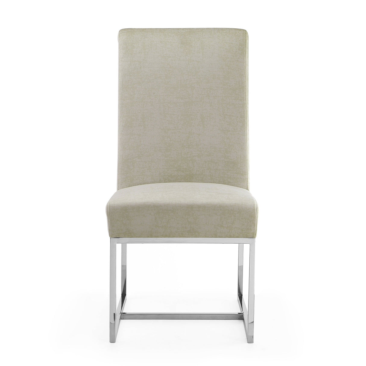 Element Velvet Dining Chair in Champagne by Manhattan Comfort at Eve Furniture