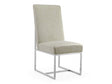 Element Velvet Dining Chair in Champagne by Manhattan Comfort at Eve Furniture