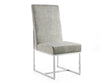 Element Velvet Dining Chair in Steel by Manhattan Comfort at Eve Furniture