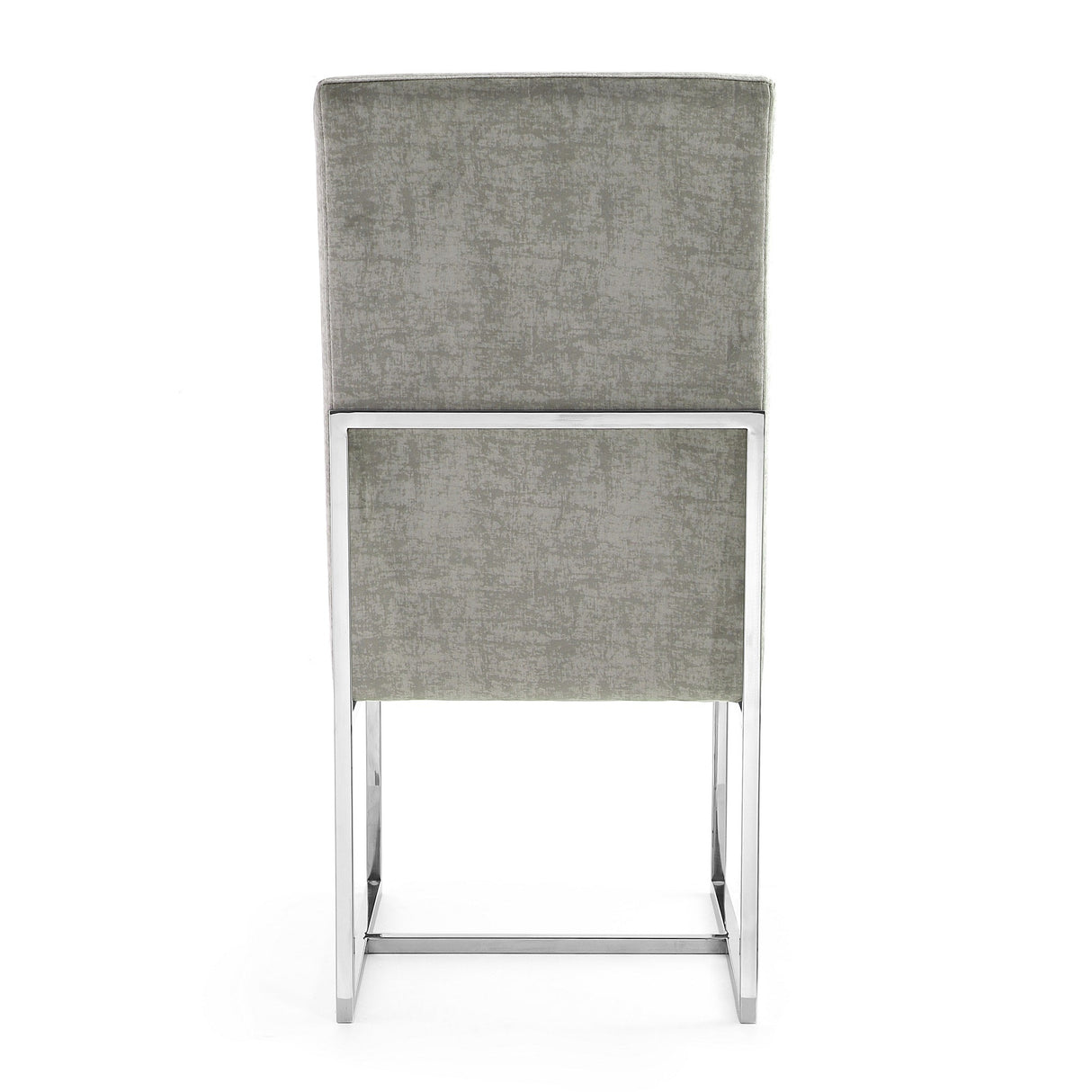 Element Velvet Dining Chair in Steel (set of 2) by Manhattan Comfort at Eve Furniture