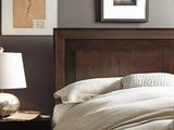 Element Wood Eastern King Platform Bed in Chocolate Brown by Modus Furniture at Eve Furniture