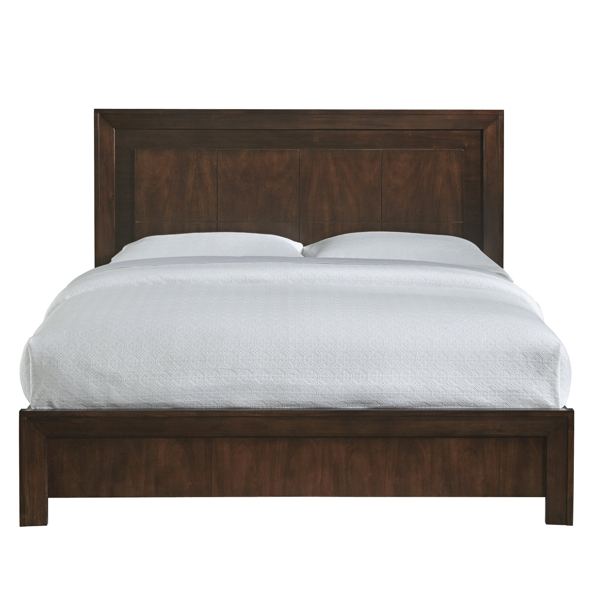 Element Wood Queen Platform Bed in Chocolate Brown by Modus Furniture at Eve Furniture