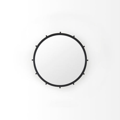 Elena I Small Black Wall Mirror by Mercana at Eve Furniture