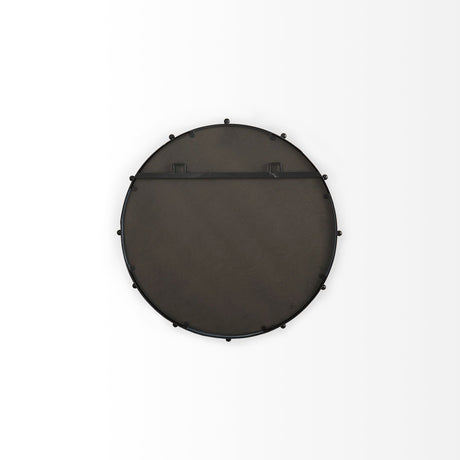 Elena I Small Black Wall Mirror by Mercana at Eve Furniture