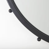 Elena I Small Black Wall Mirror by Mercana at Eve Furniture