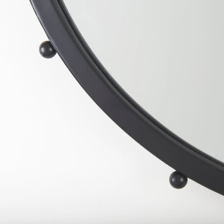Elena I Small Black Wall Mirror by Mercana at Eve Furniture