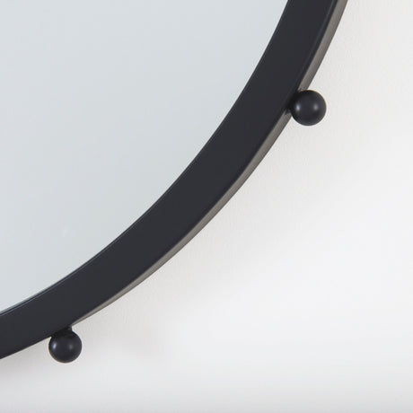 Elena I Small Black Wall Mirror by Mercana at Eve Furniture