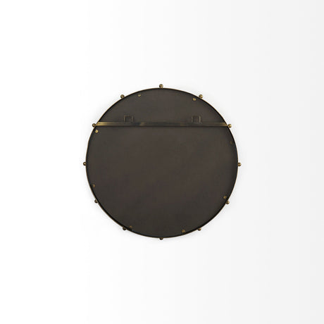 Elena I Small Gold Wall Mirror by Mercana at Eve Furniture