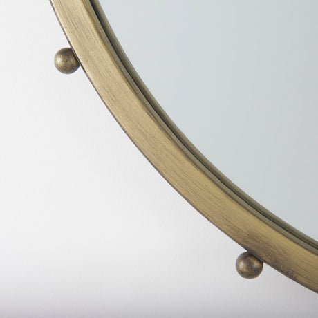 Elena I Small Gold Wall Mirror by Mercana at Eve Furniture