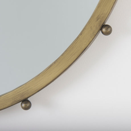 Elena I Small Gold Wall Mirror by Mercana at Eve Furniture