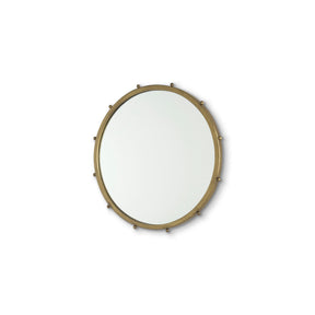 Elena I Small Gold Wall Mirror by Mercana at Eve Furniture
