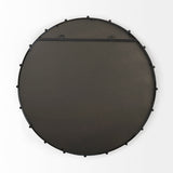 Elena III Large Black Wall Mirror by Mercana at Eve Furniture