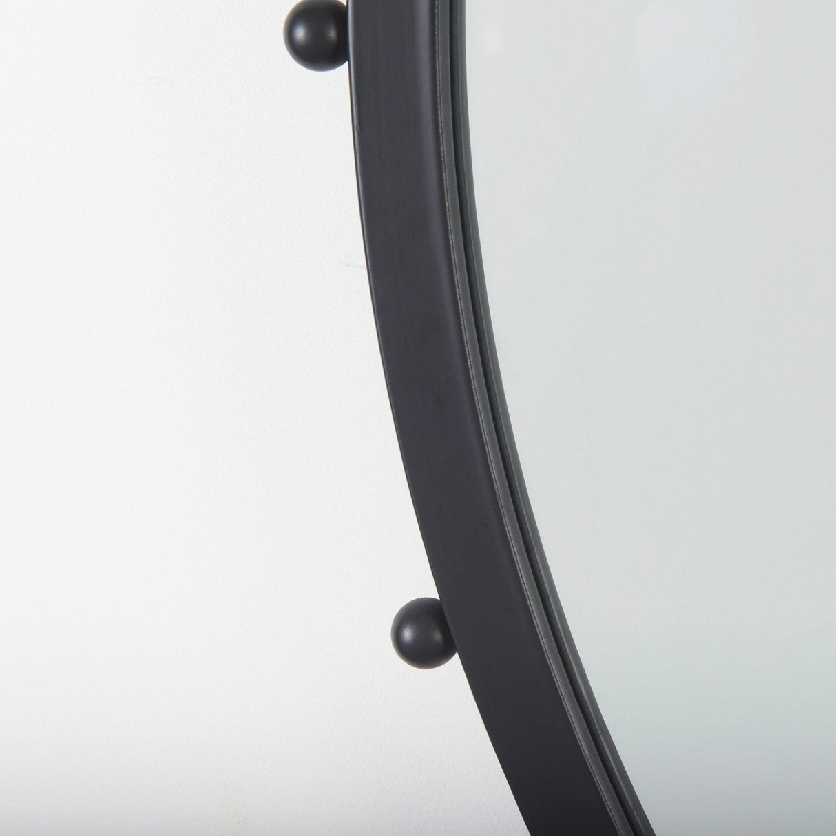 Elena III Large Black Wall Mirror by Mercana at Eve Furniture