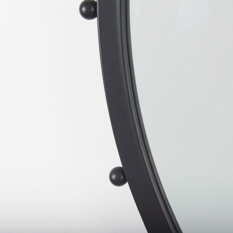 Elena III Large Black Wall Mirror by Mercana at Eve Furniture