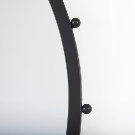 Elena III Large Black Wall Mirror by Mercana at Eve Furniture