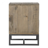 Elena Nightstand Light Brown by Moe's Home at Eve Furniture