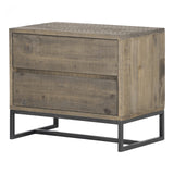 Elena Nightstand Light Brown by Moe's Home at Eve Furniture