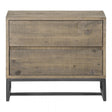 Elena Nightstand Light Brown by Moe's Home at Eve Furniture