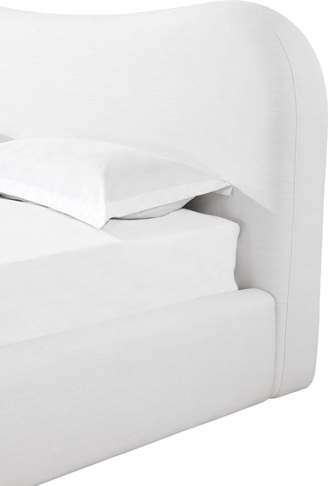 Elena Vanilla King Upholstered Bed by Modus Furniture at Eve Furniture