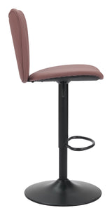 Elevate Brown Barstool (Set of 2) by Zuomod at Eve Furniture