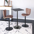 Elevate Brown Barstool (Set of 2) by Zuomod at Eve Furniture