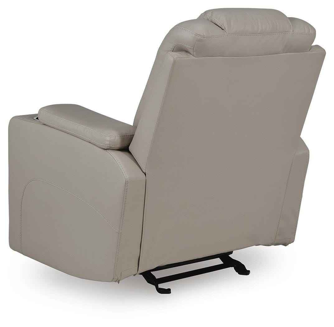 Elevate Edges Coin Glider Recliner by Ashley at Eve Furniture
