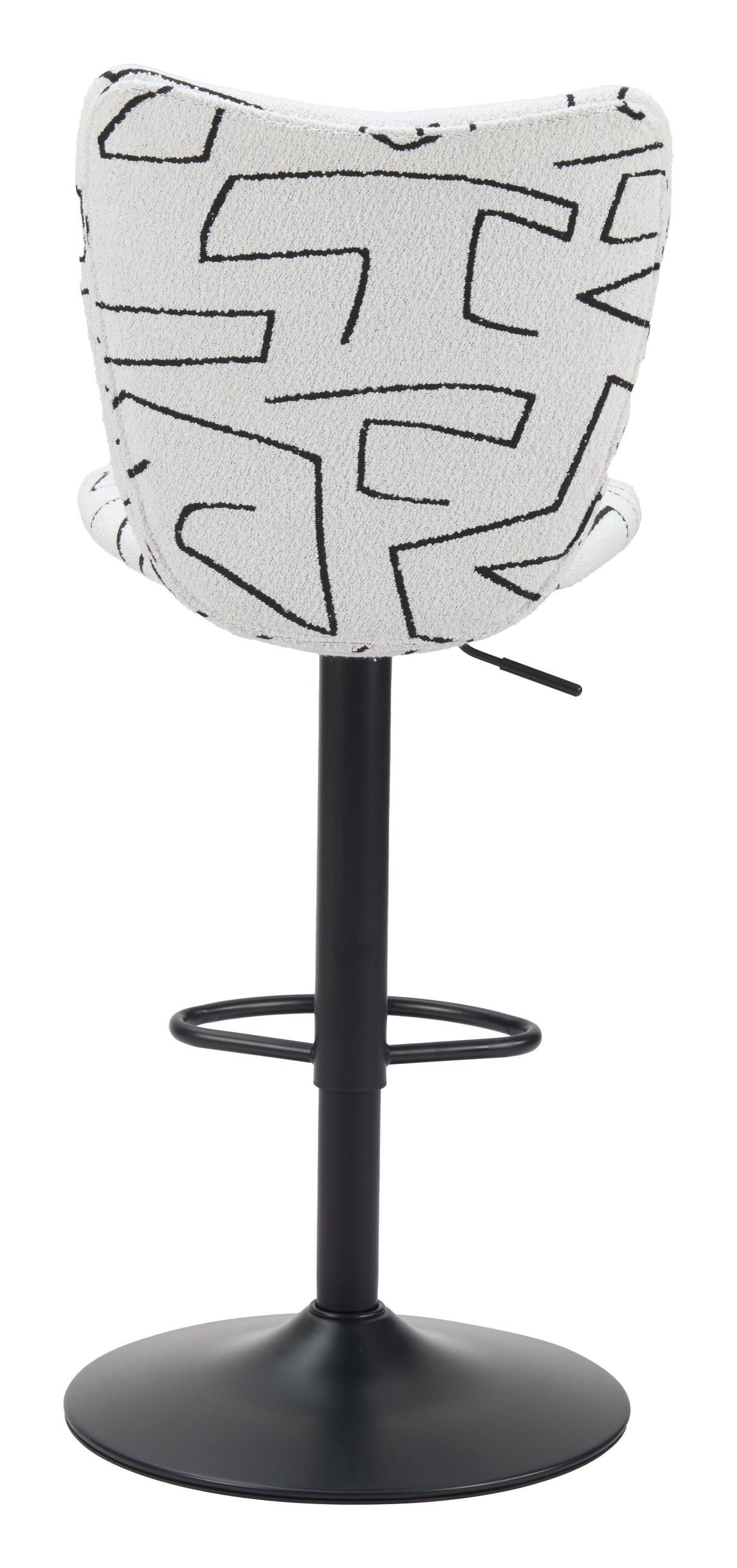 Elevate White Barstool (Set of 2) by Zuomod at Eve Furniture