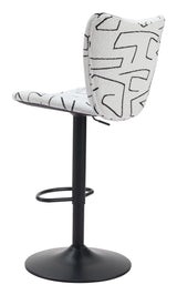 Elevate White Barstool (Set of 2) by Zuomod at Eve Furniture