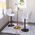 Elevate White Barstool (Set of 2) by Zuomod at Eve Furniture