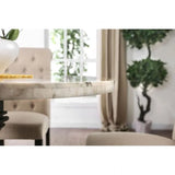 Elfredo White/Antique Black Round 5-Piece Dining Table Set by Furniture of America at Eve Furniture