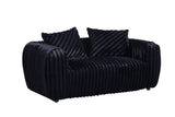 Eli Black Sofa Loveseat by New Era Innovations at Eve Furniture